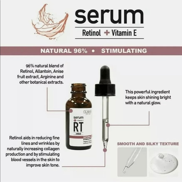 Claras New York Stimulating Retinol Facial Serum - Picture 2 of 7